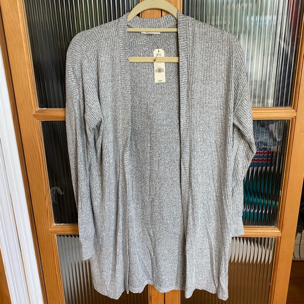 GARAGE Cardigan: Cool Grey - Small